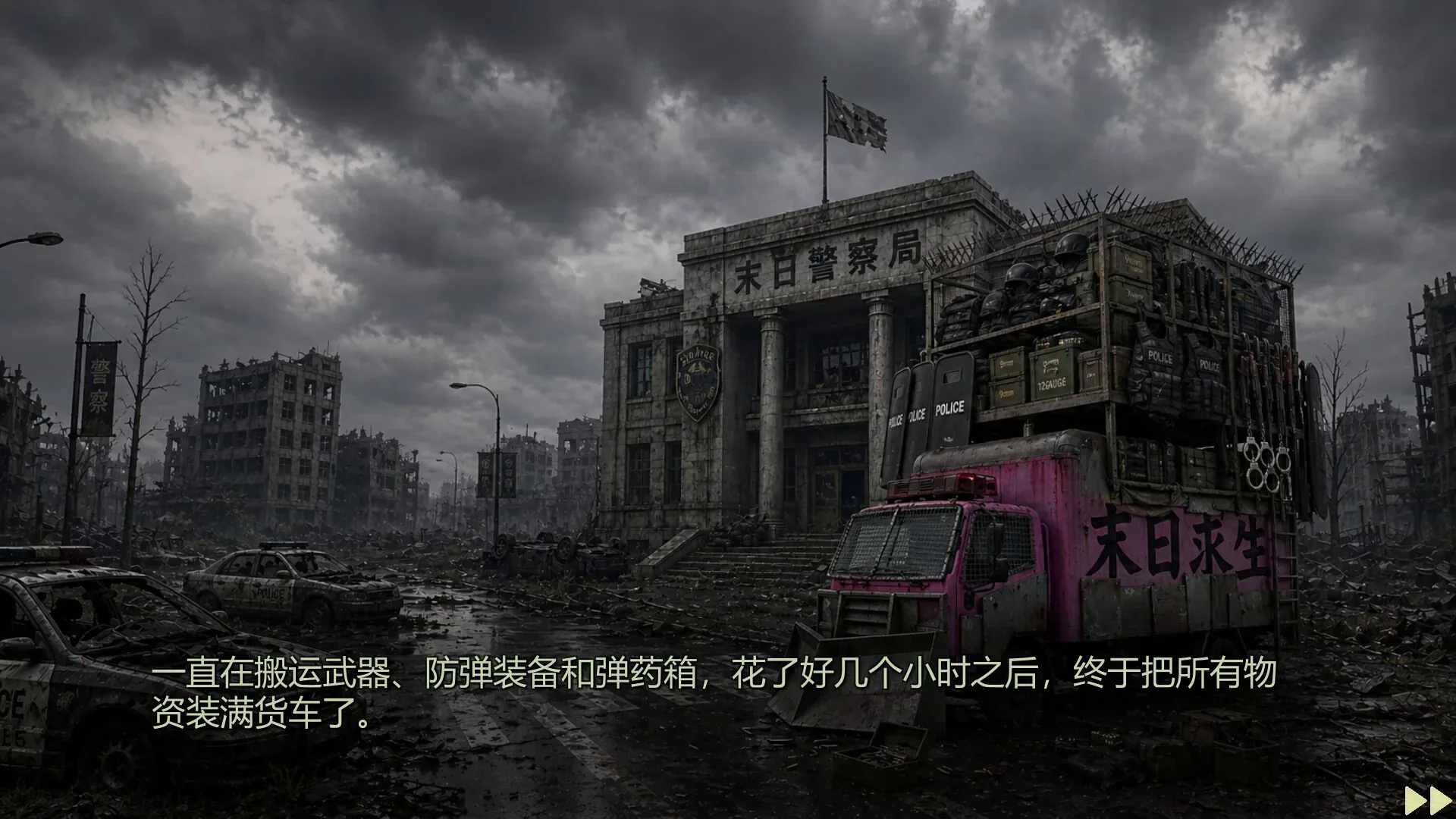 美女，别影响我僵尸末日求生官方游戏画面